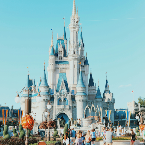 Take a day trip to Walt Disney World, thirty minutes by car