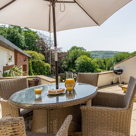 Fire up the barbecue for alfresco mealtimes on long summer nights