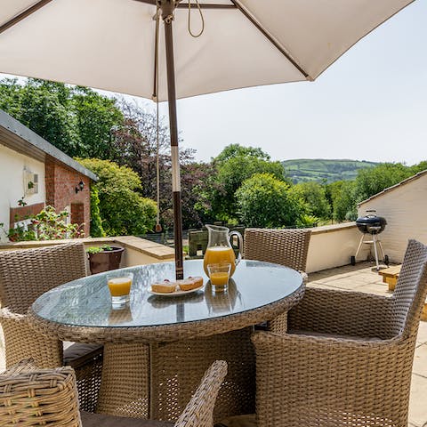 Fire up the barbecue for alfresco mealtimes on long summer nights