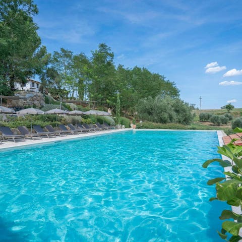Wind down with blissful swims in the heated pool