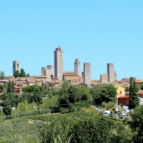 Soak up the timeless charm of Italy while exploring San Gimignano