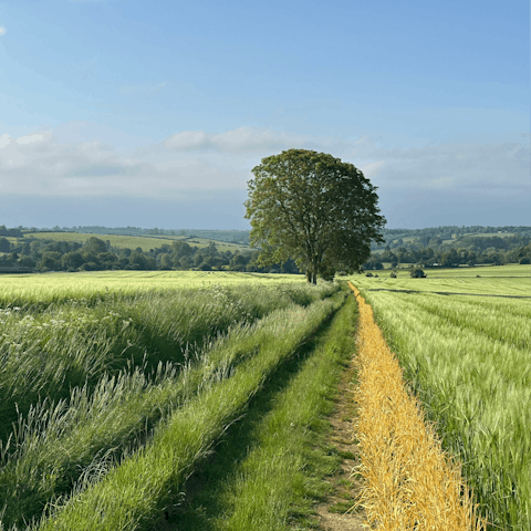 Put on your hiking boots and explore the countryside around Burford