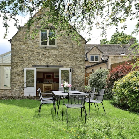 Enjoy magical afternoons relaxing in the garden