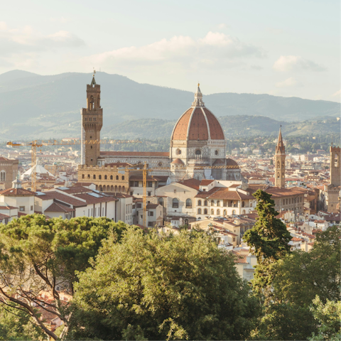 Sightsee around Florence with ease from this central location