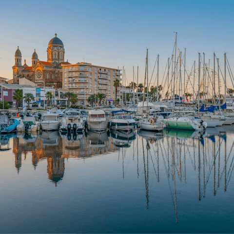 Wander Saint-Raphaël's gorgeous waterfront, just a short drive away