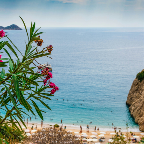 Spend the day in Kalkan, fifteen minutes by car