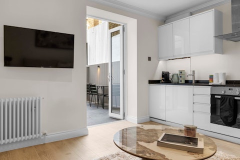 Step out to the terrace straight from the kitchen