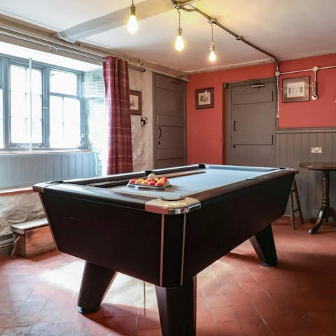 Enjoy friendly competition in the games rooms or relax in the hot tub