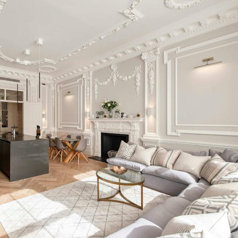Sip cocktails under the soaring Victorian ceiling