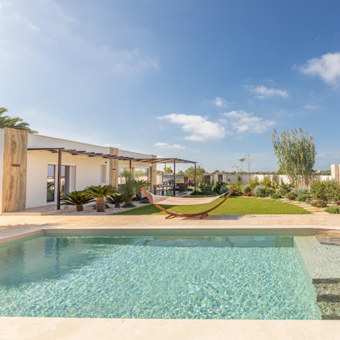 Cool off from the Italian sun in the private pool