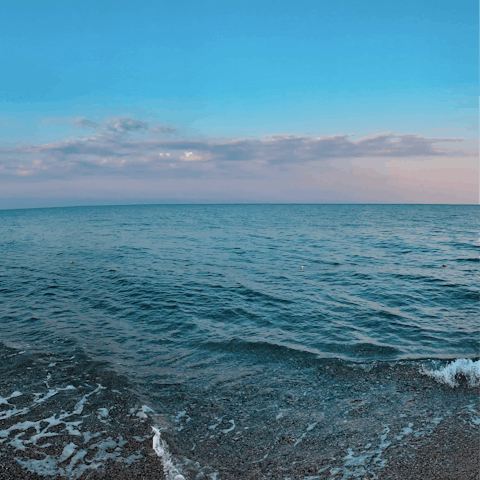 Spend sunny mornings at Porto Selvaggio beach, 16 minutes away