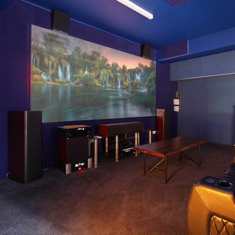 Settle into the home theatre for movie night