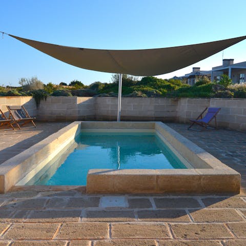 Soak up the Sicilian sun by the private pool
