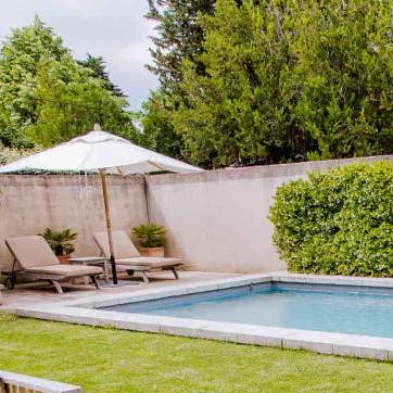 Soak up the Mediterranean sun on the loungers by the pool