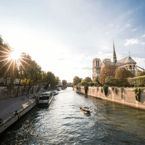 Get a taste of the artsy Left Bank by staying in the Latin Quarter
