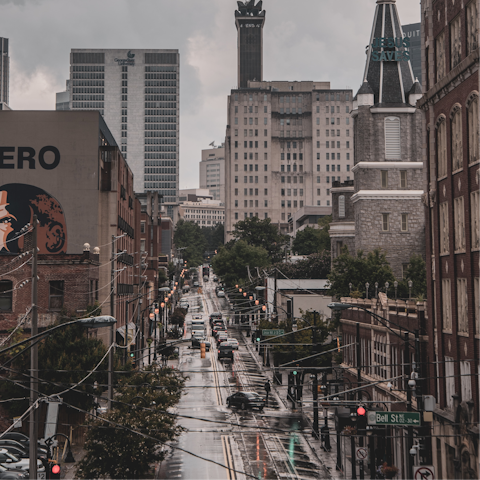 Stay in the historic Grant Park area of Atlanta