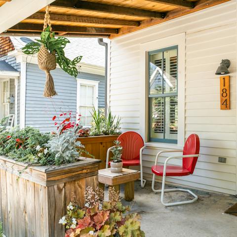 Sip some southern sweet tea on the picture-perfect porch