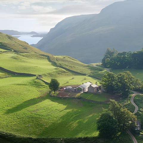 Stay part way up Hallin Fell in Martindale