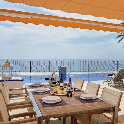 Have your breakfast out in the open air