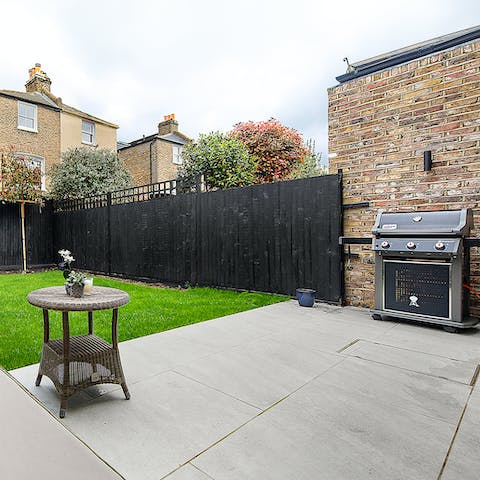 Gather everyone in the garden for a barbecue on a balmy evening