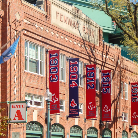 Stay just ten minutes away from legendary Fenway Park, home of the Boston Red Sox
