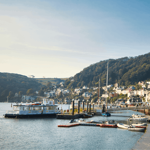 Drive over to Dartmouth in just over ten minutes and wander the riverfront