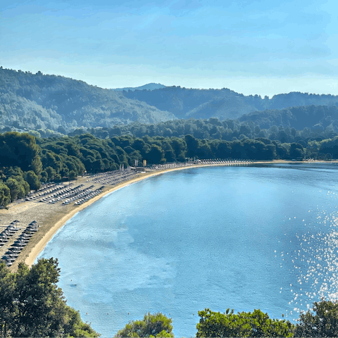 Head down for a day at the beach – you're just 1km away from Lehouni beach, or a ten-minute drive from others