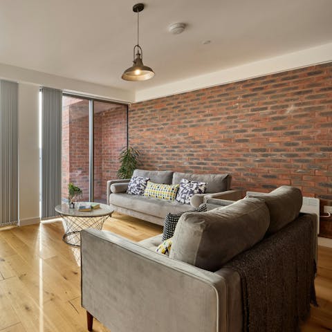 Wind down with lazy evenings in the living room