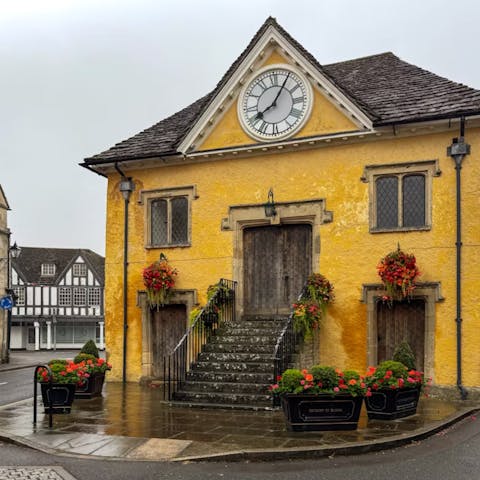 Explore local gems in the Cotswolds, like Tetbury