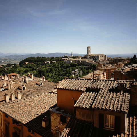 Plan a day trip to pretty Perugia, capital of Umbria