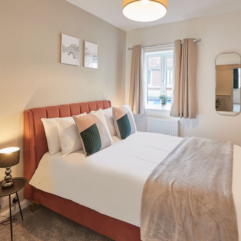 Bank a peaceful night's sleep in style and comfort
