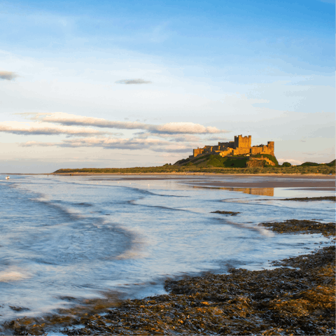 Visit historic castles, charming villages and expansive beaches