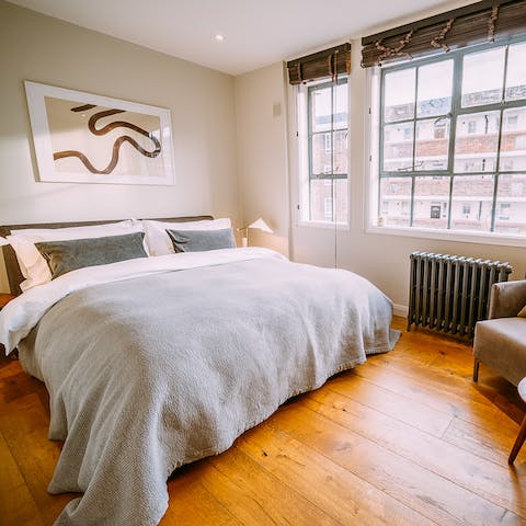 Enjoy the warmth and comfort of the cosy bedrooms