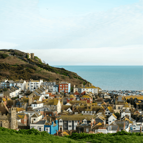 Head half an hour west to Hastings, site of a great 11th century battle