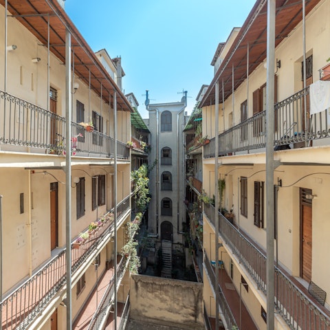 Live like a local in this authentic courtyard apartment