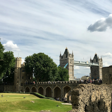 Spend the day at the Tower of London, a short walk away