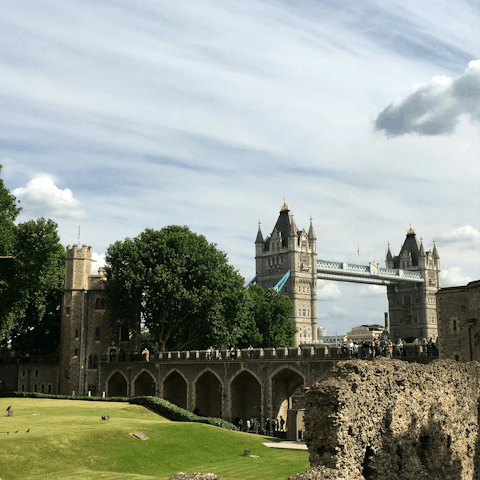 Spend the day at the Tower of London, a short walk away