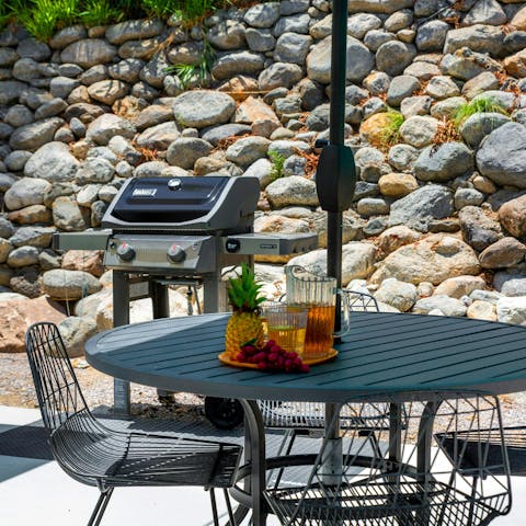 Fire up the grill and enjoy some alfresco dining