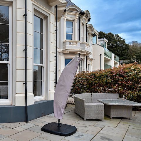 Enjoy a barbecue on the terrace when the weather's fair