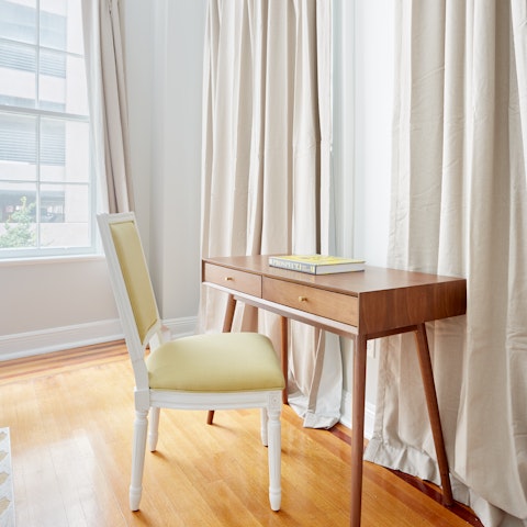 Get a spot of work done at the laptop-friendly desks in bedrooms