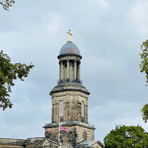 Explore historic sights across the centre of Shrewsbury