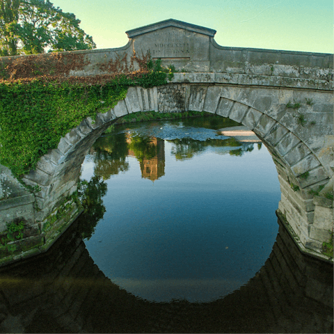 Head towards the river for leisurely afternoon strolls
