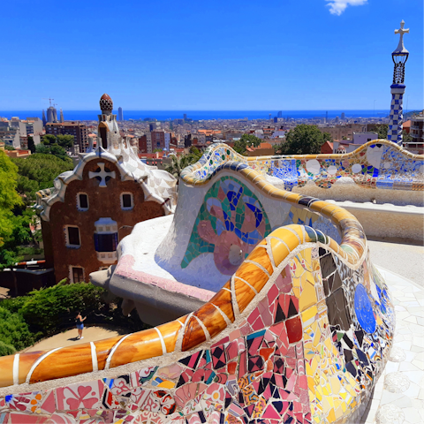 Discover the magic of Park Güell– just twenty-minutes away via Metro