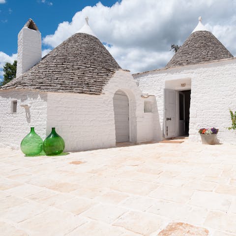 Stay in a traditional trull home