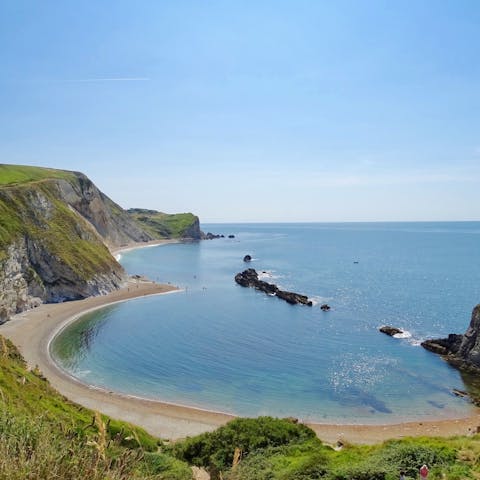 Explore Dorset's famous Jurassic Coast