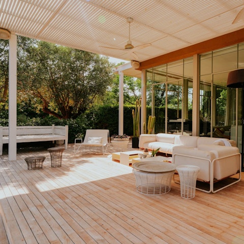 Make cocktail hour a nightly ritual on the terrace