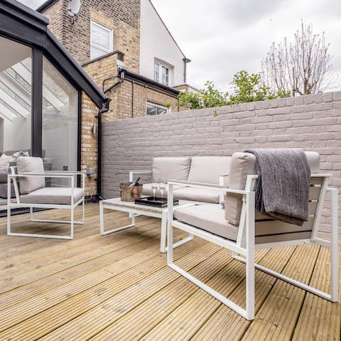 Take time out on the terrace
