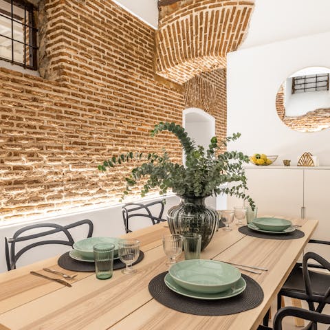 Pick up fresh local ingredients from the market and enjoy a heartwarming evening around the table