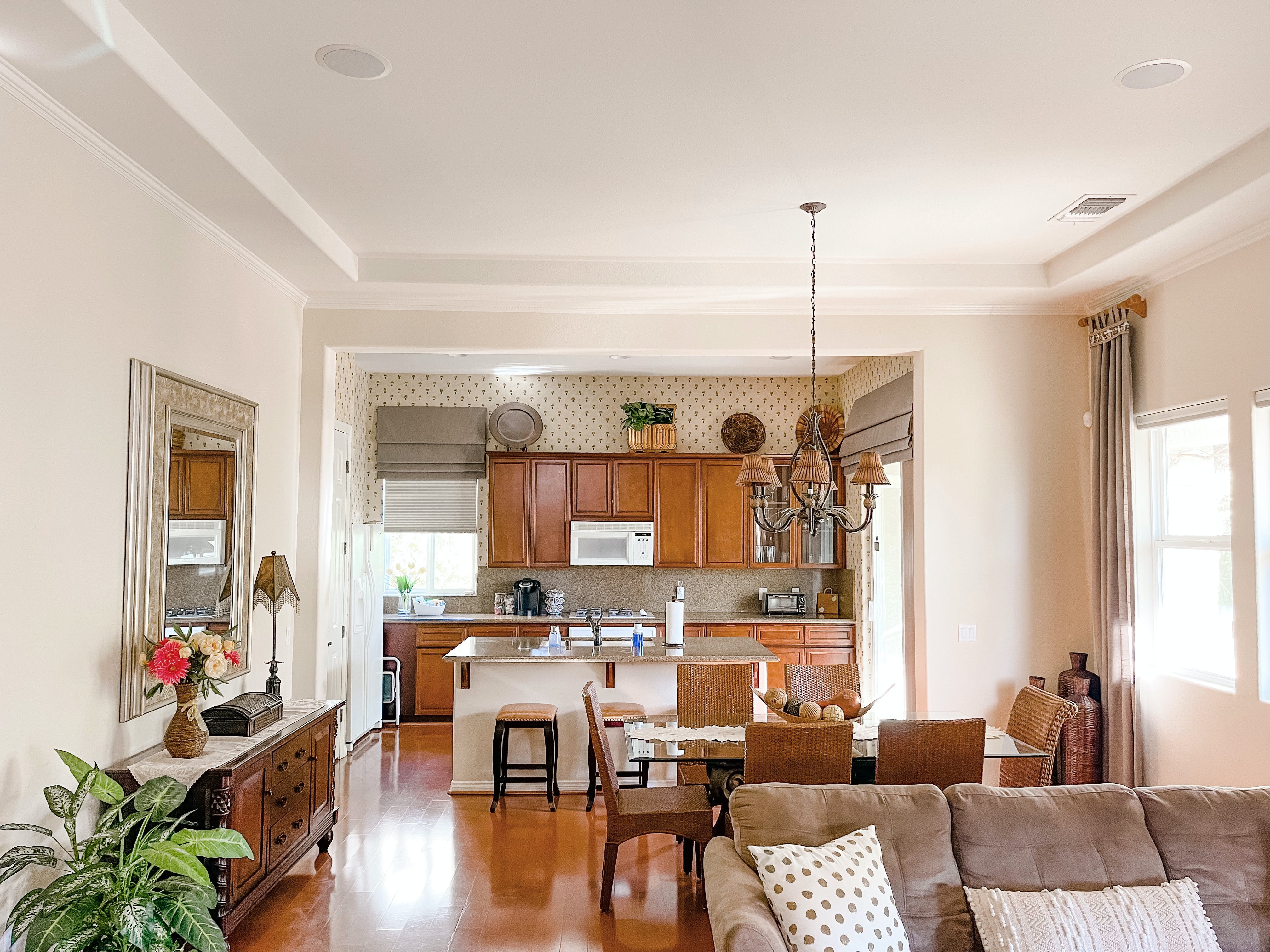 Sun Through The Palms