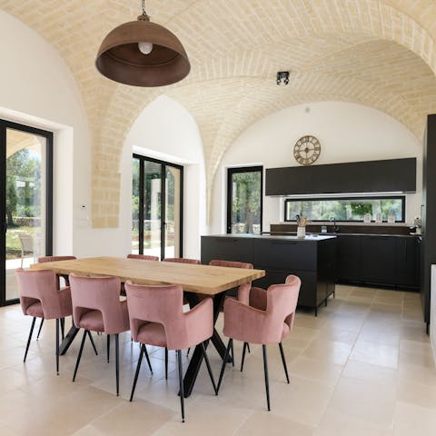 Share an Italian feast, homemade in the modern kitchen